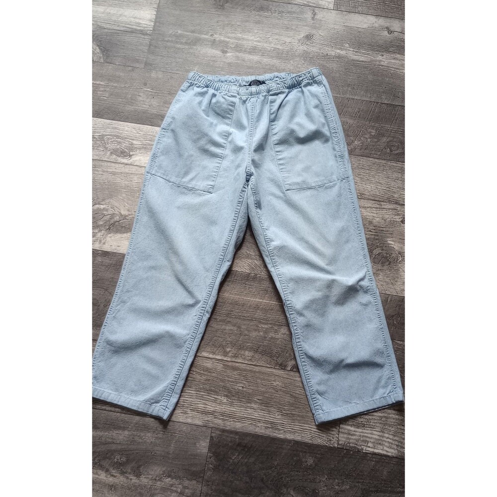 Polo, Ralph Lauren Women's S Light Blue Wide Leg Jeans With Utility Pockets Vtg